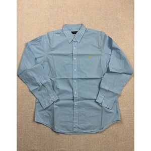 Polo Ralph Lauren men's long sleeve button up dress shirt checker size large / L